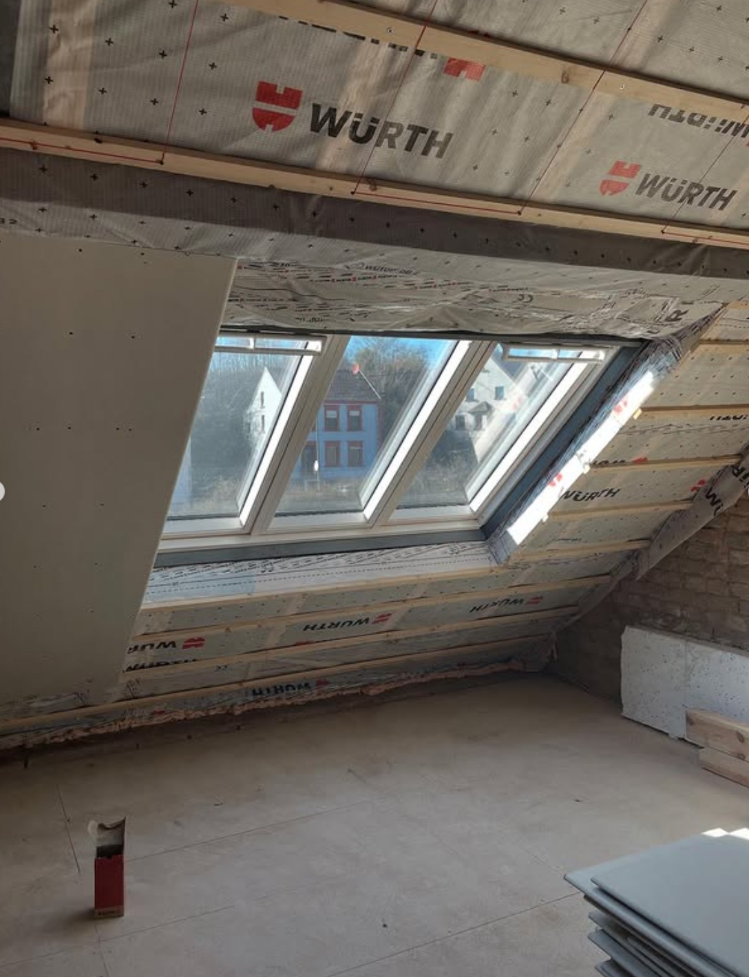 Fenstermontage - Sanierung eines Privathauses